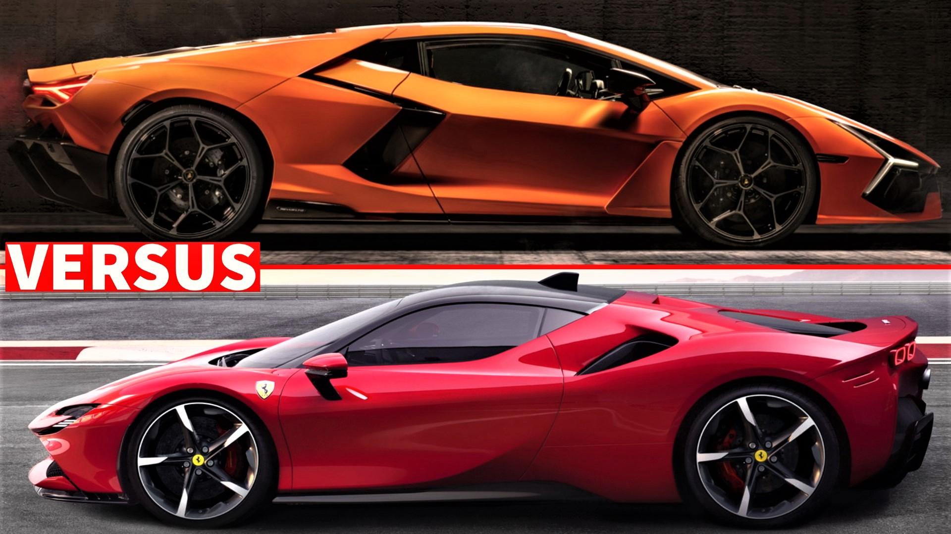  Lamborghini Revuelto vs Ferrari SF90 Stradale Comparison
