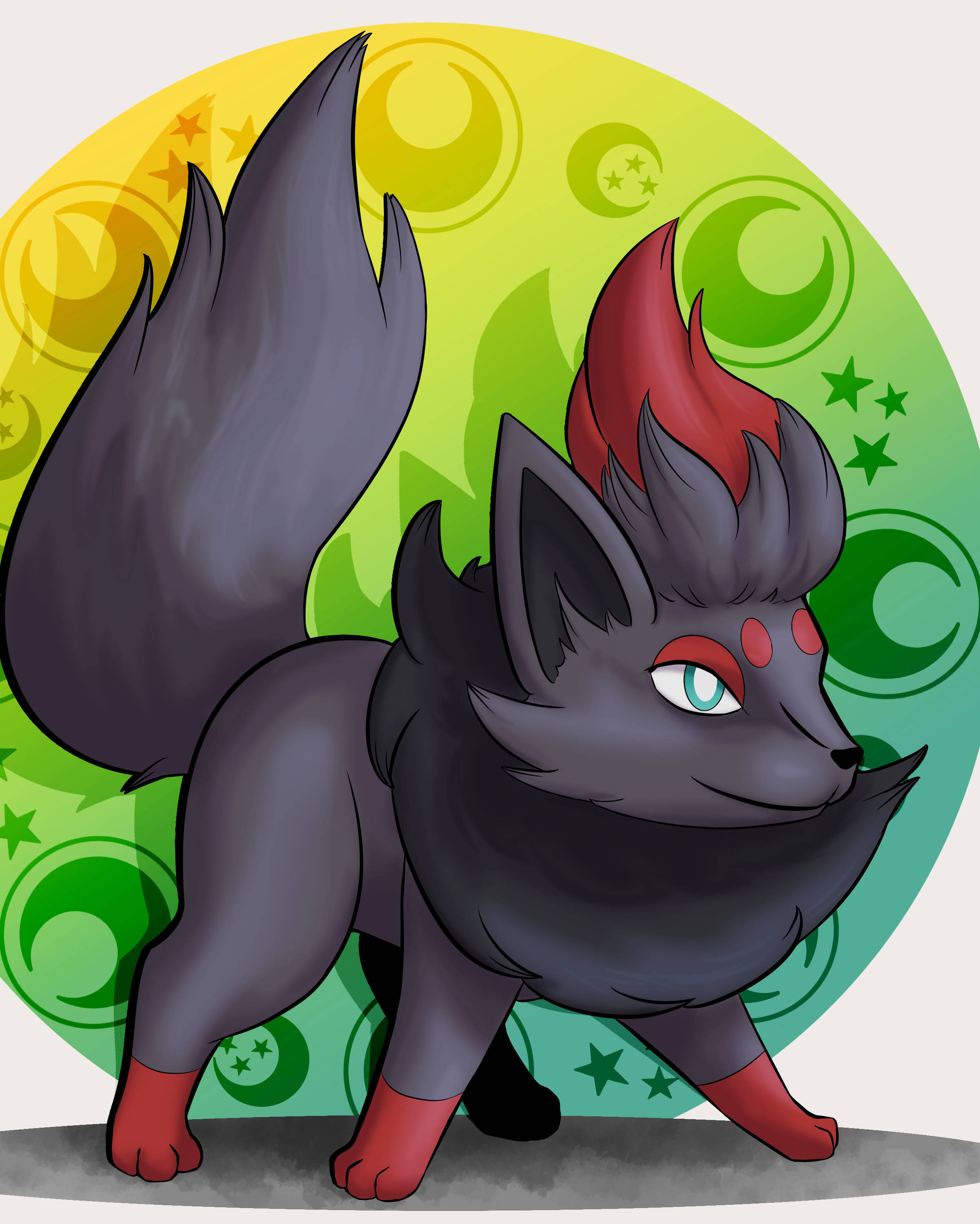 Cool Zorua Fan Art Wallpaper
