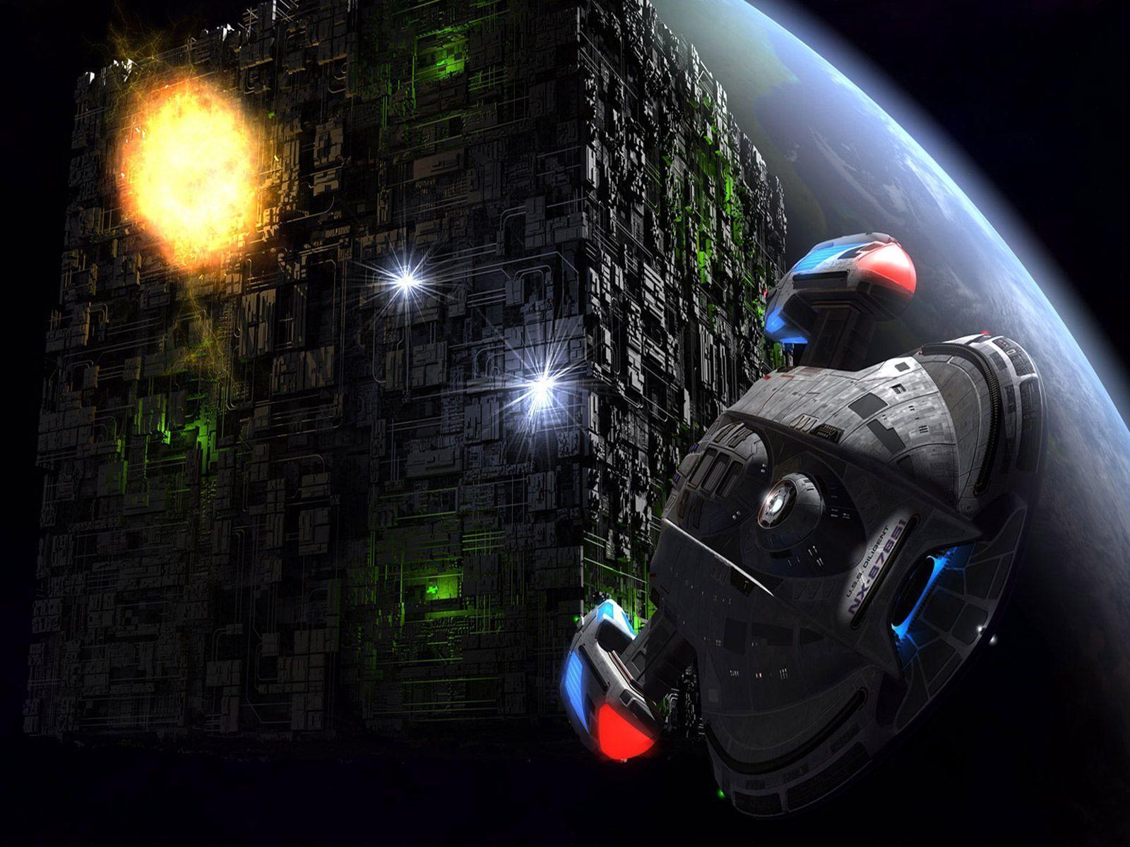 Star Trek Borg Cube Wallpaper