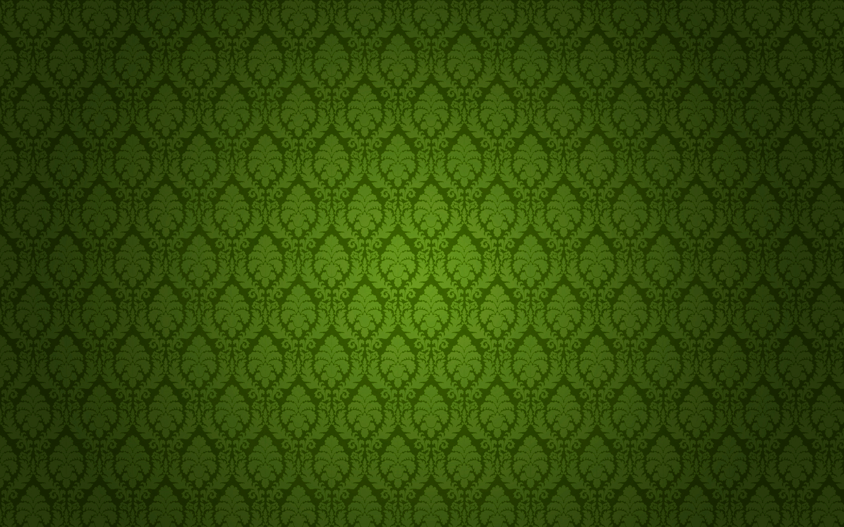 Green Damask Desktop Wallpaper