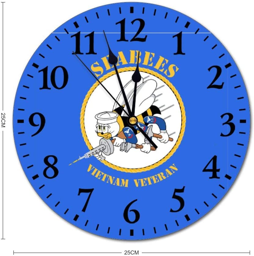 Amazon Not Seabee Vietnam Veteran Inch Indoor Wall Clock