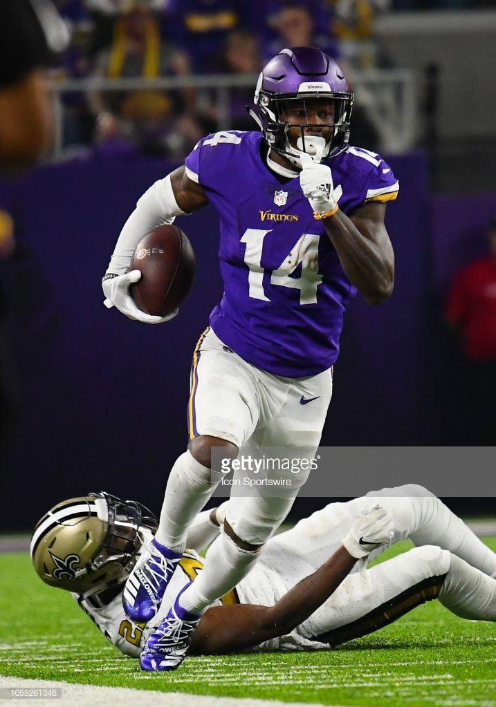 Minnesota Vikings Wide Receiver Stefon Diggs Runs With The Ball