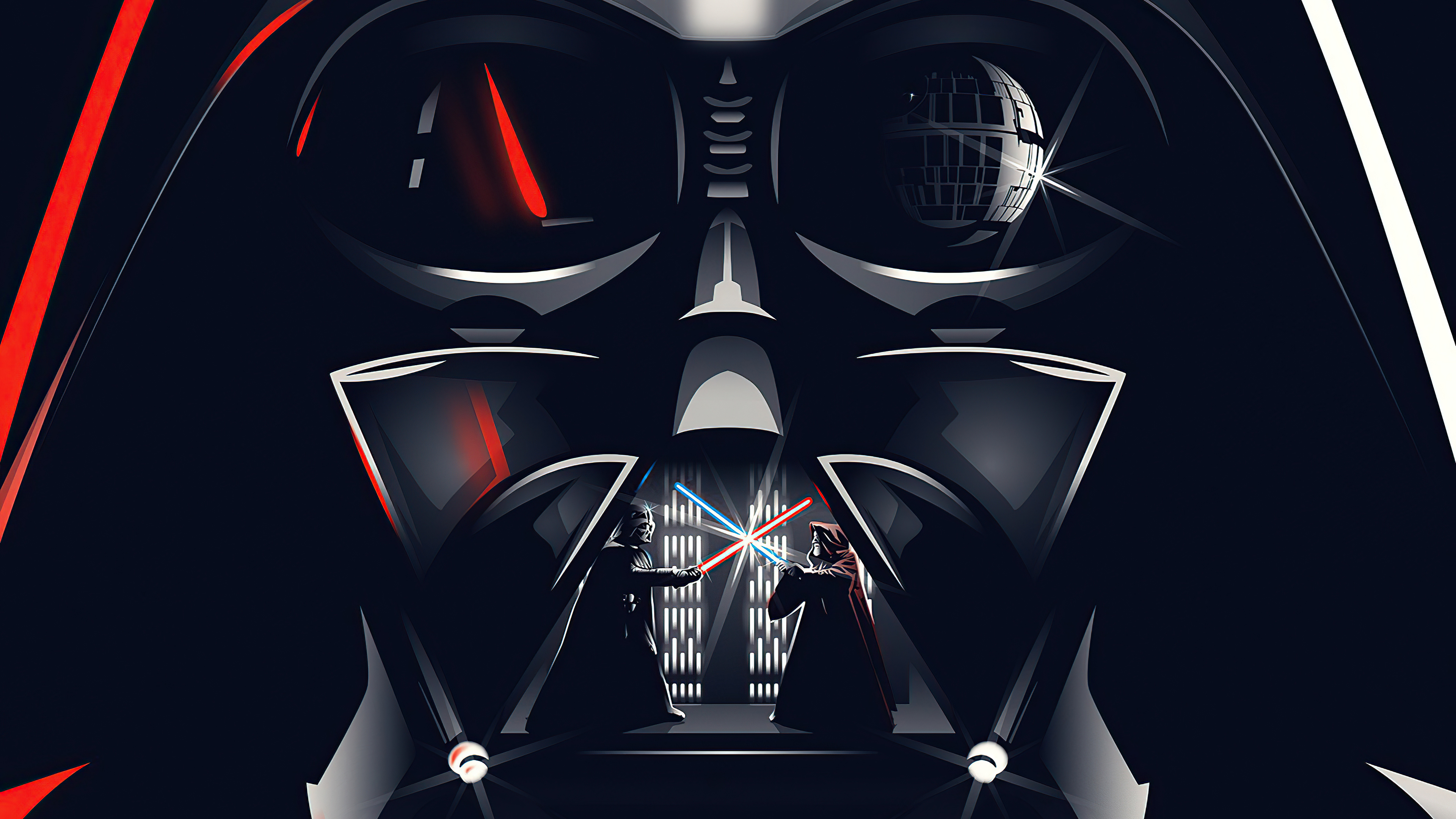 Darth Vader Startwars Art 4k Ultrawide Quad HD 1440p Wallpaper Image
