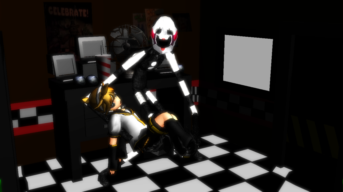 Mmd Fnaf Updated The Puppet V2 Dl At Right By Scp 811hatena On