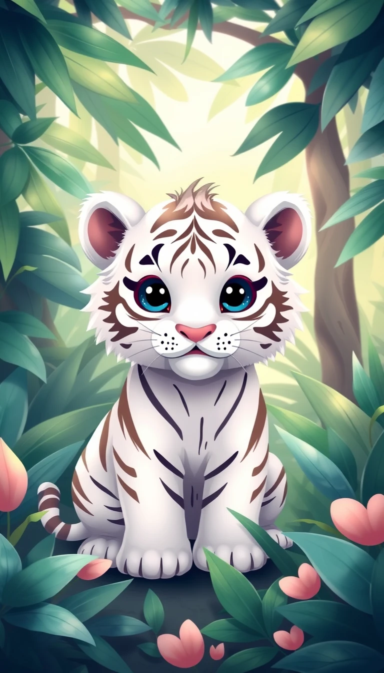 Baby White Tiger Wallpaper