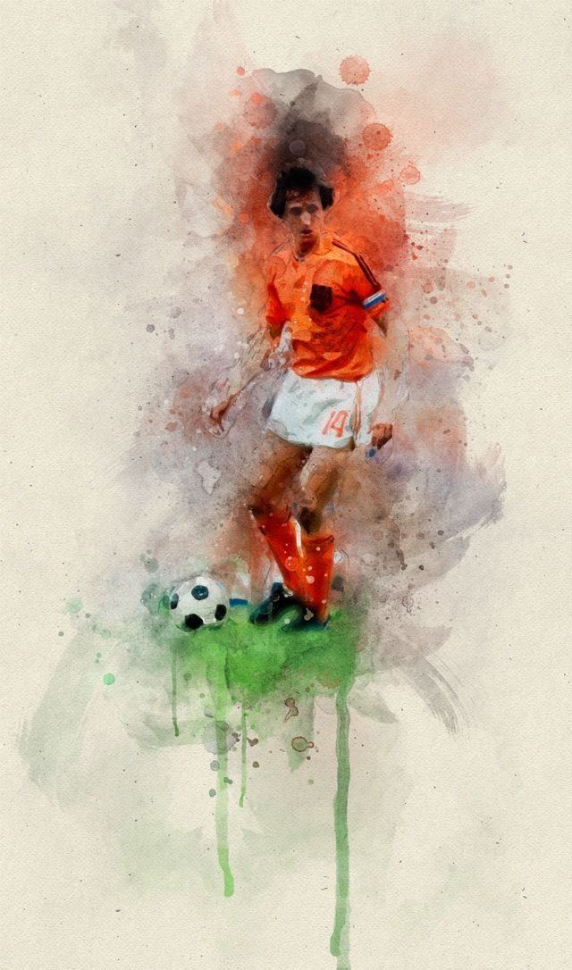 Johan Cruyff Of Holland Wallpaper Football