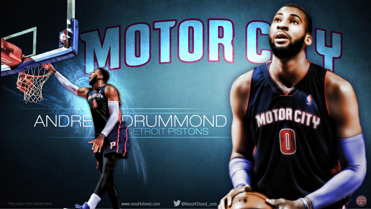 Andre Drummond Nba Detroit Pistons Wallpaper Need4sheed