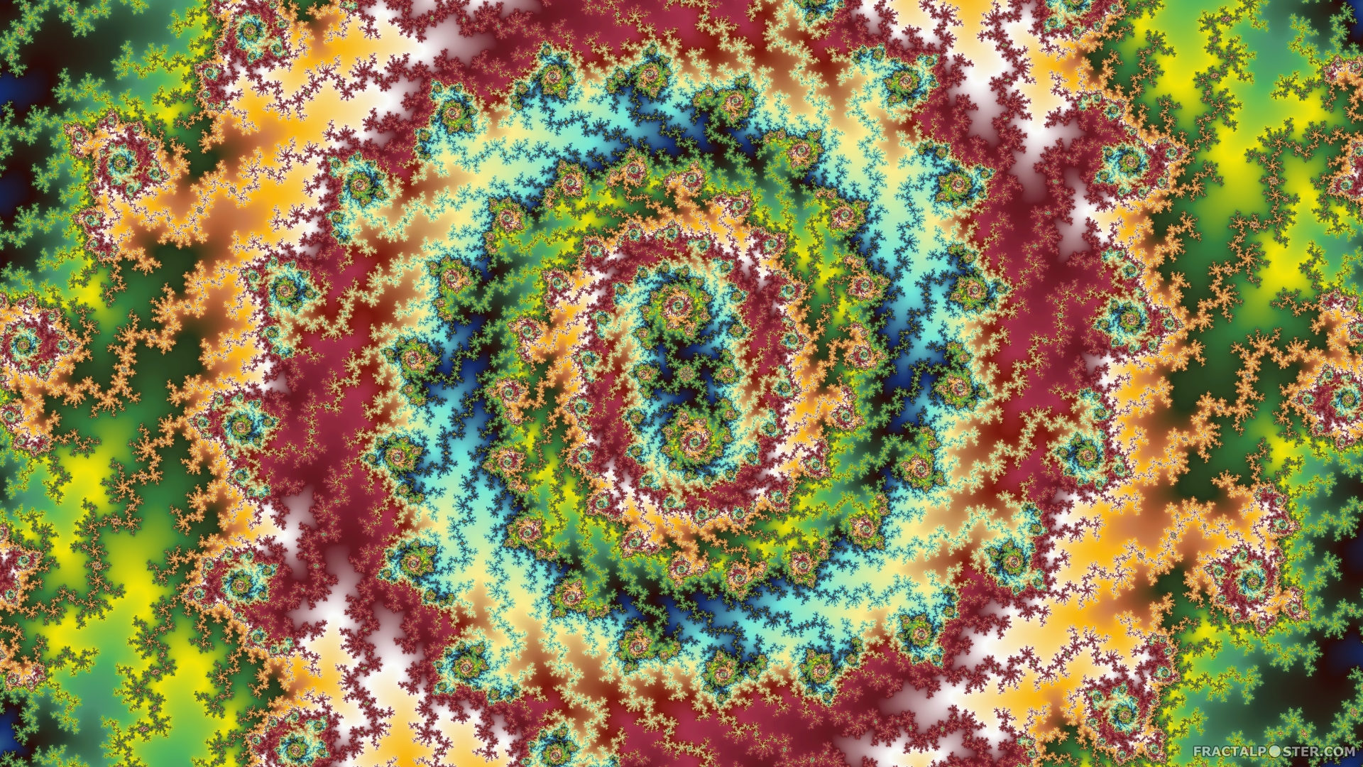 Candy Land Fractal Image By Fractalposter HD Wallpaper Posters