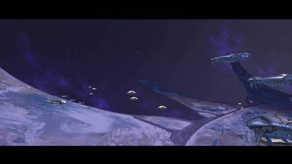 Halo Space Battle Wallpaper Scene Two