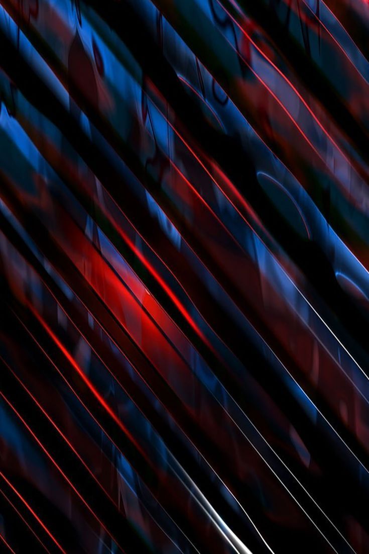 Abstract Red Blue 3d Light Lines Wallpaper