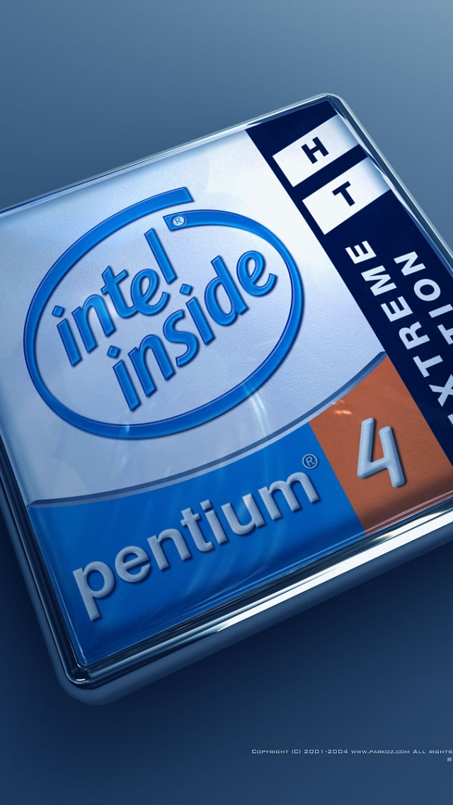 Logo Wallpaper Intel Pentium Ht Ee