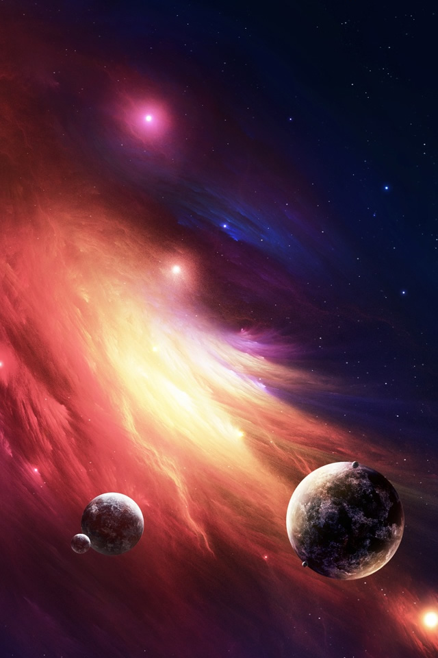 Nebula Elevation iPhone 4s Wallpaper