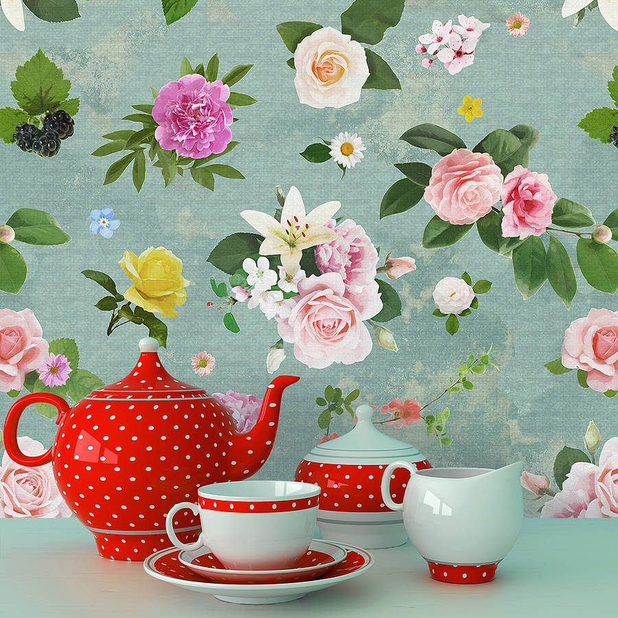 Cottage Floral Wallpaper