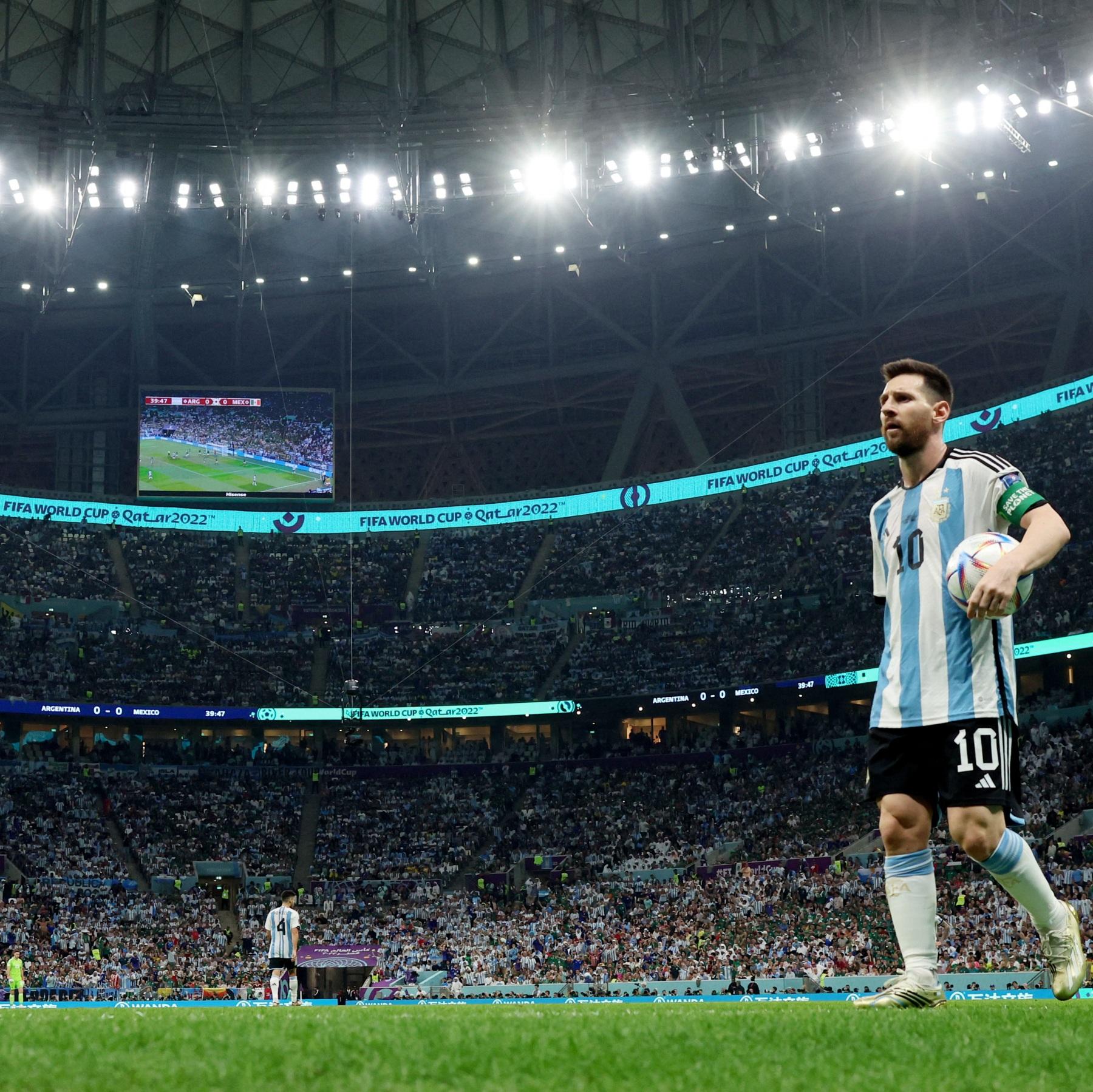 Download wallpapers Lionel Messi with cup 4k 2022 Argentina national  football team Leo Messi blue neon lights Lionel Messi football stars  soccer Messi Argentine National Team Lionel Messi 4K for desktop free