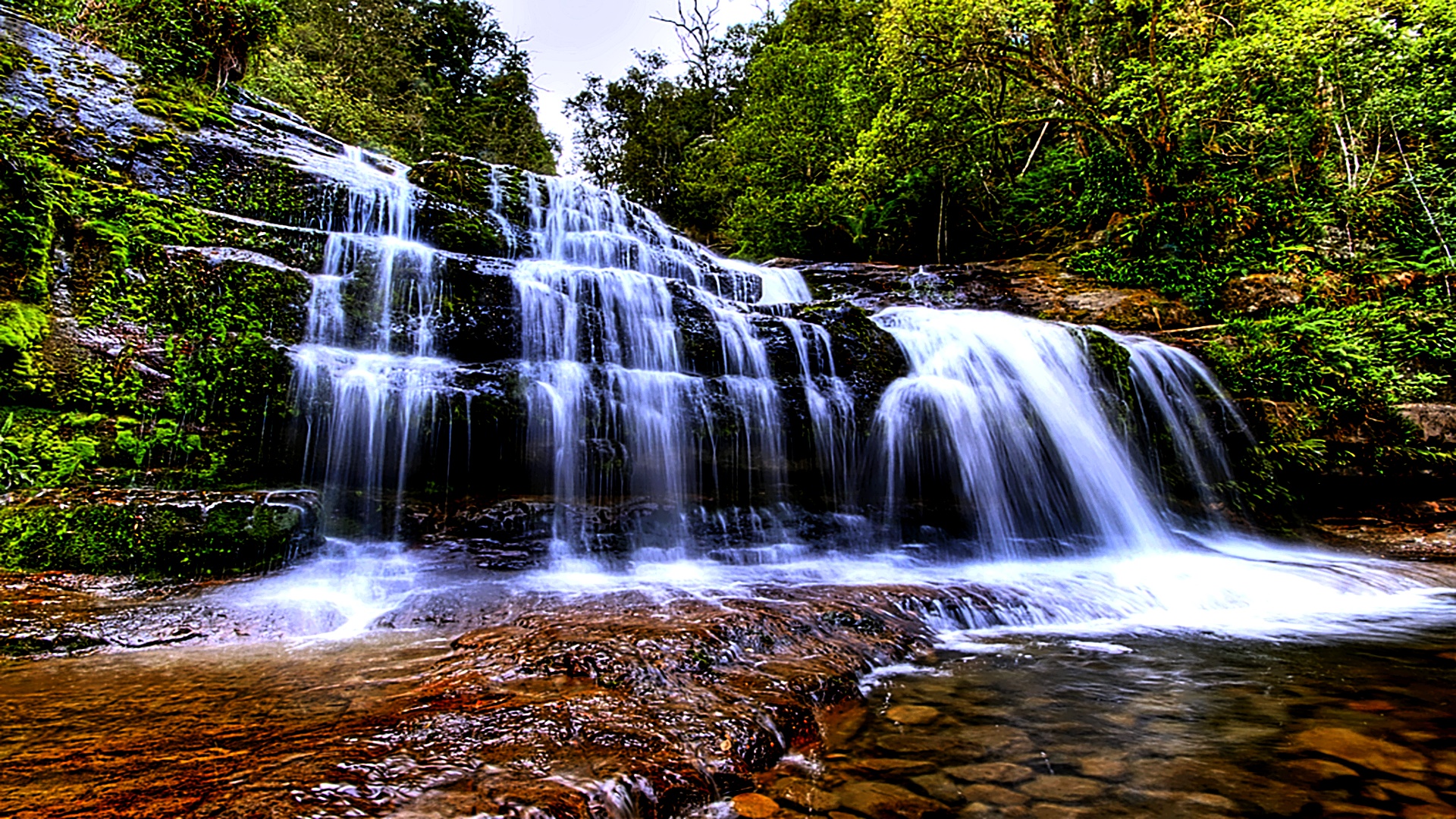 Share With Friends Waterfall Live Wallpaper