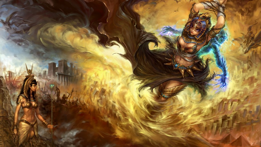Wallpaper Forsaken World Girl Egypt Wallpaper13