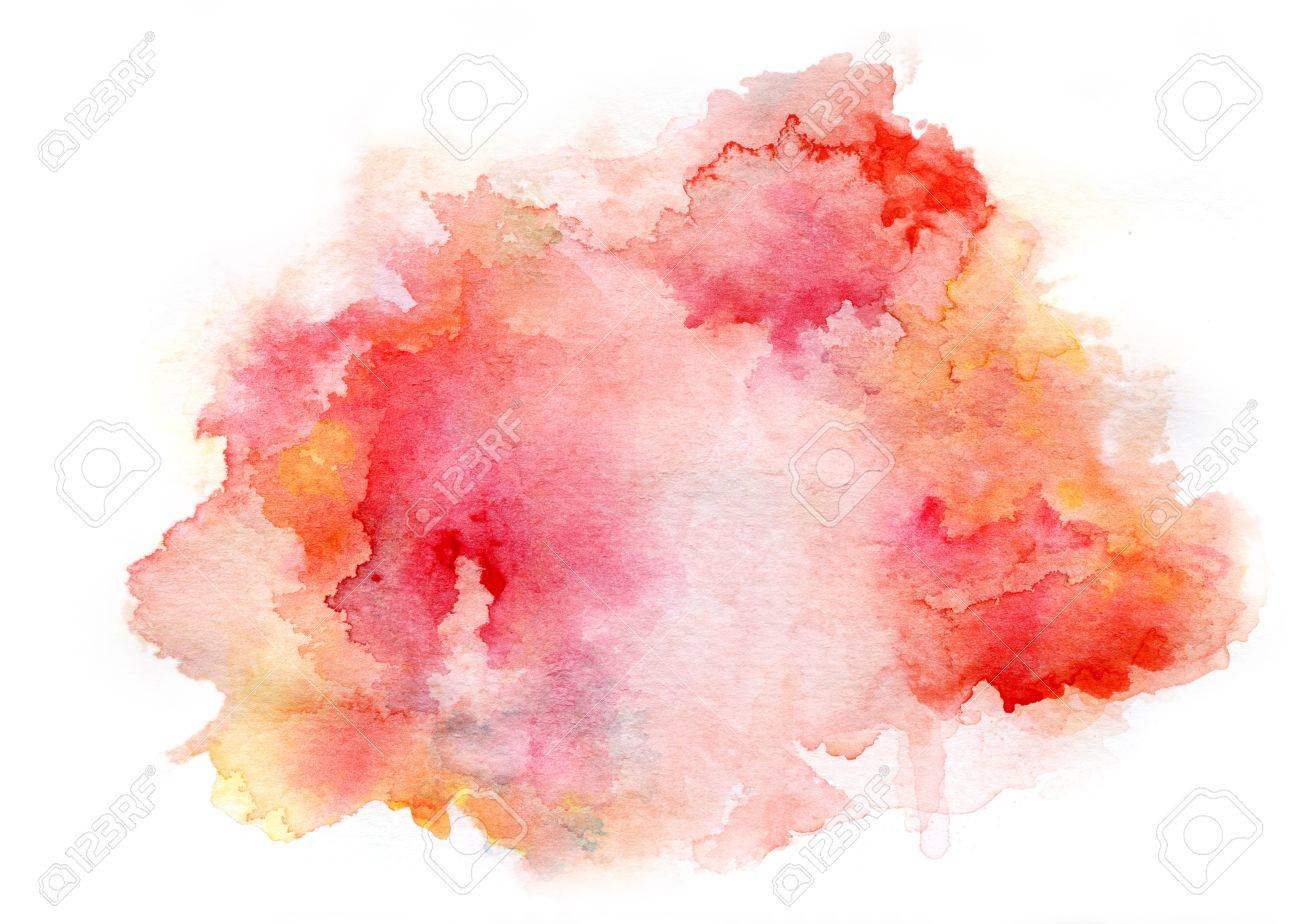 Colorful Watercolor Drawing For Use In Artistic Background Stock