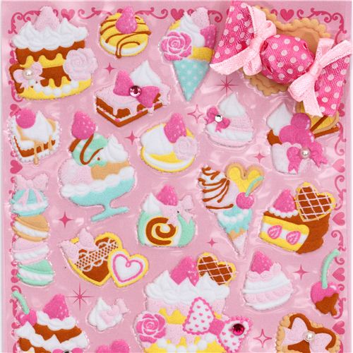 Kawaii Shop Modes4u Cute 3d Stickers Sweets Cake Ice Cream Candy