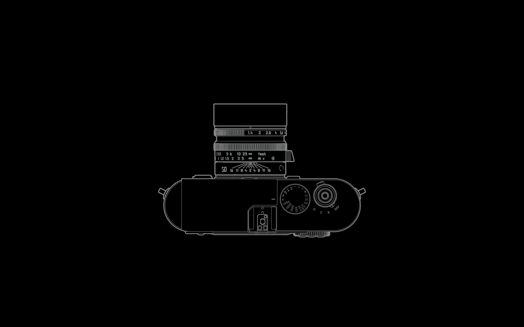 Sketch Leica Camera Wallpaper