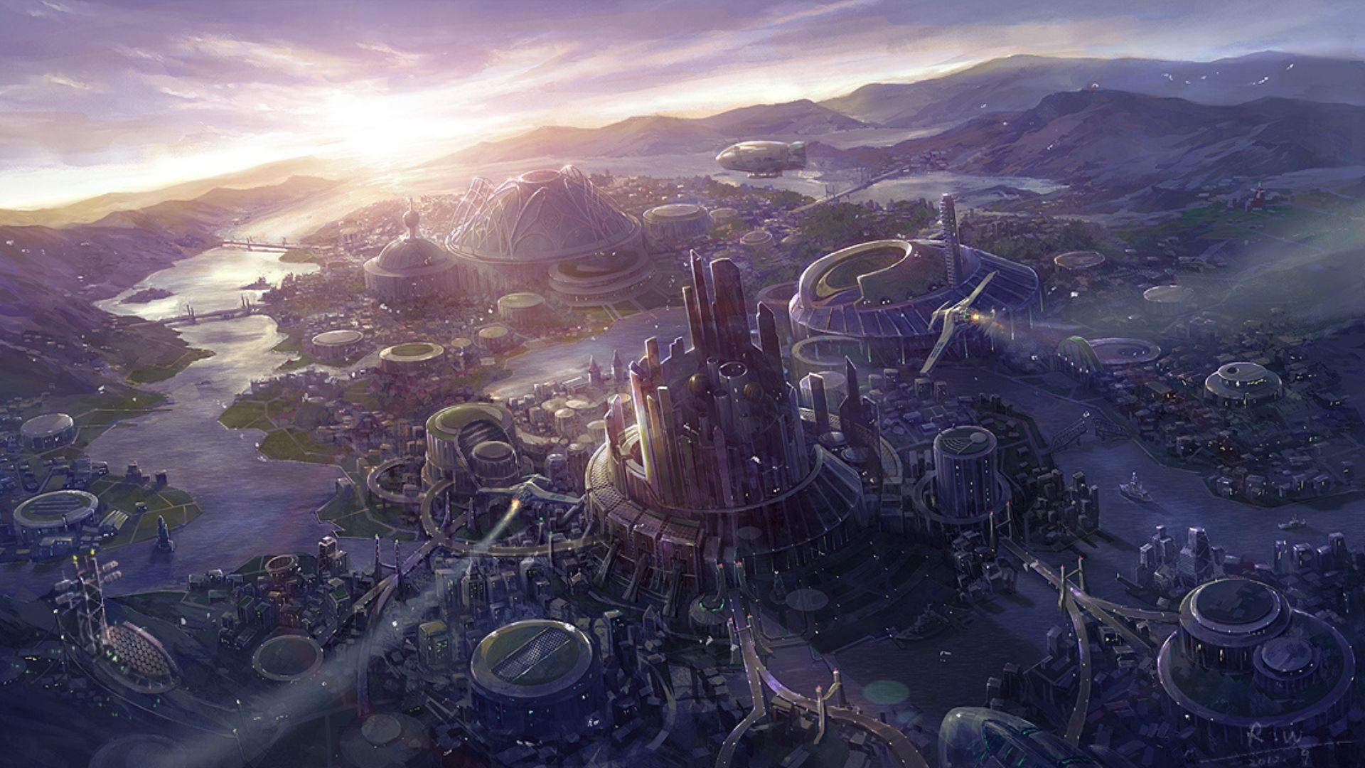 Sci Fi Landscape Wallpaper