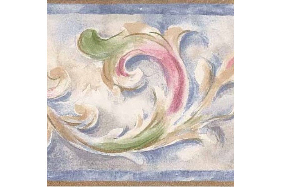 Free download wall paper border crown molding scroll leaf wallpaper