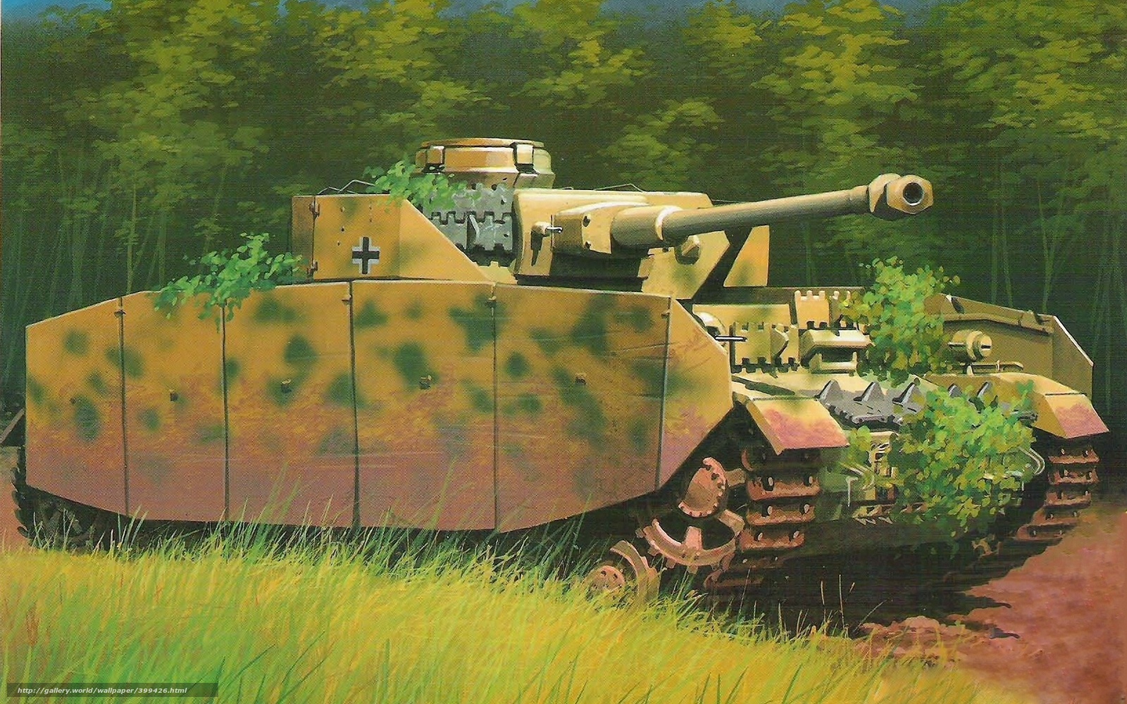 Wallpaper Panzer Iv Ww2 Military Art Desktop