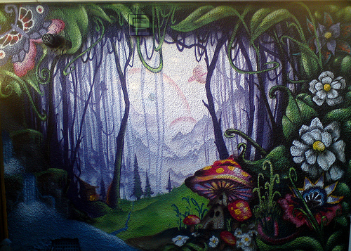 [42+] Enchanted Forest Wallpaper Mural on WallpaperSafari