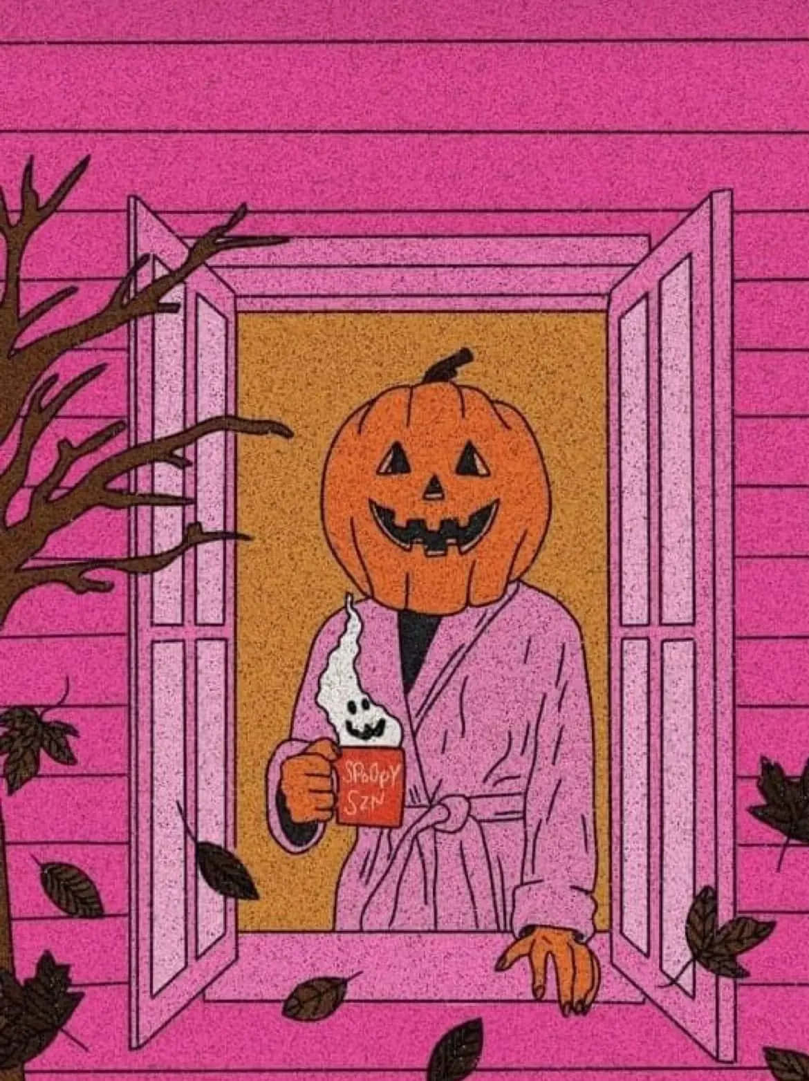Purple Halloween Aesthetic Wallpaper