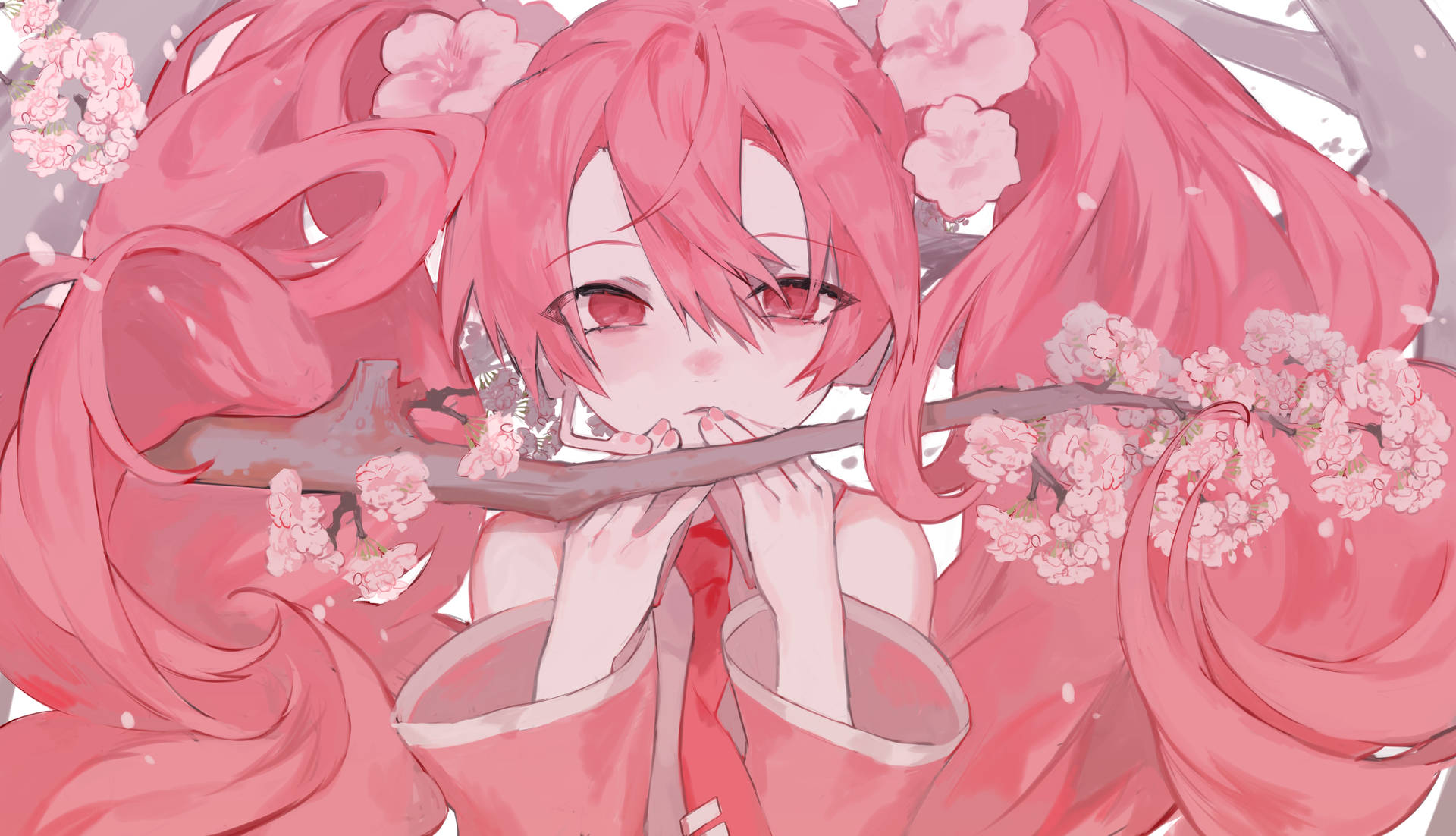 Pink Anime Aesthetic Wallpaper