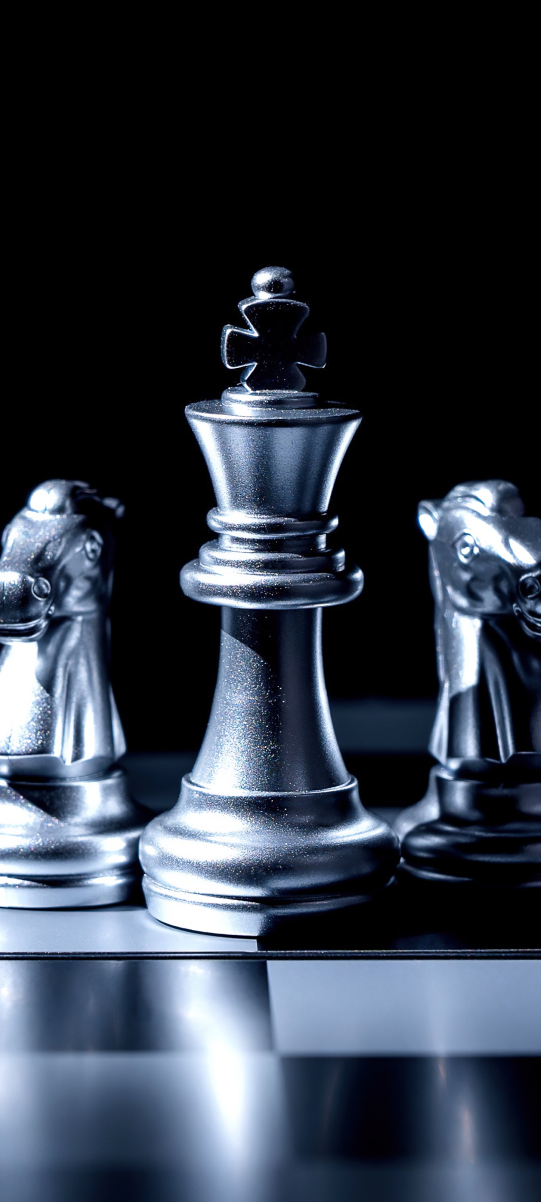 Chessboard Wallpaper 4k Monochrome King