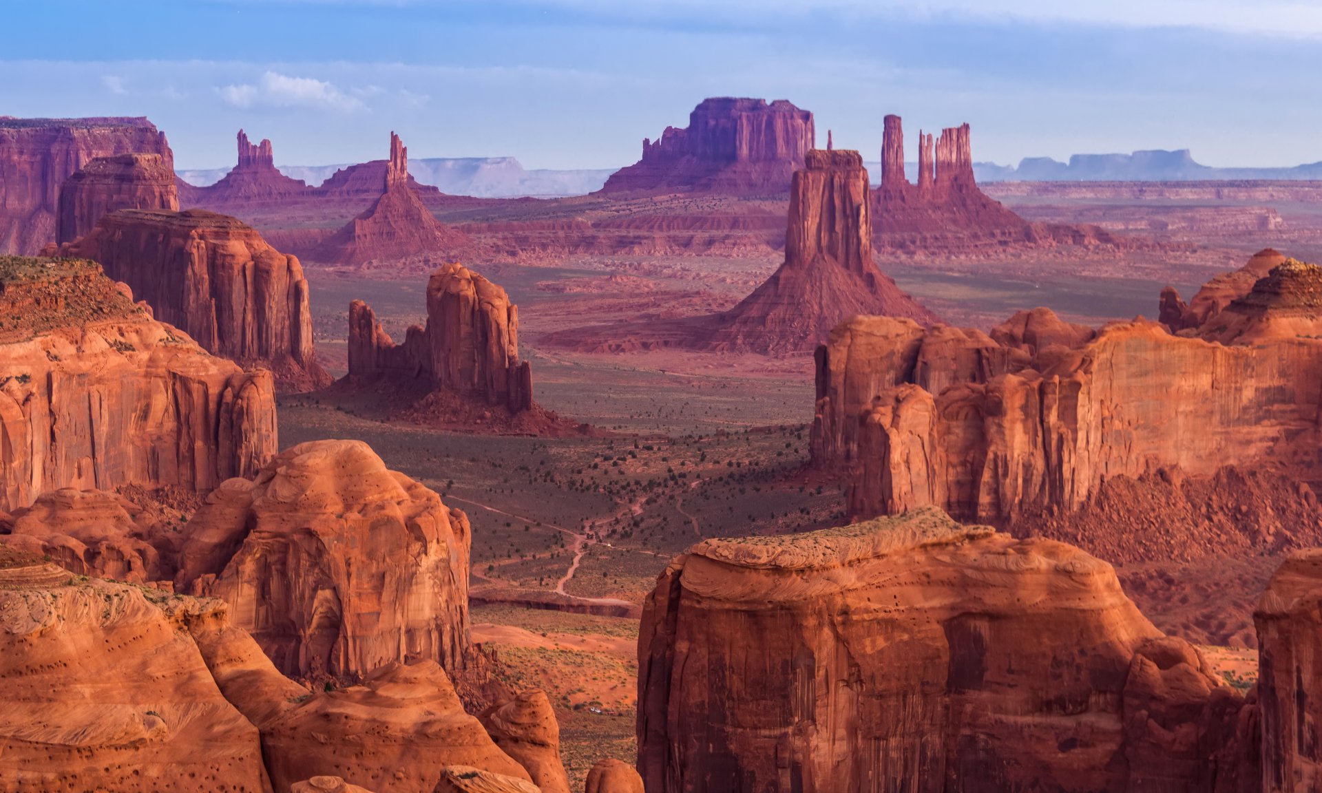 Monument Valley Desert Cliffs Wallpaper