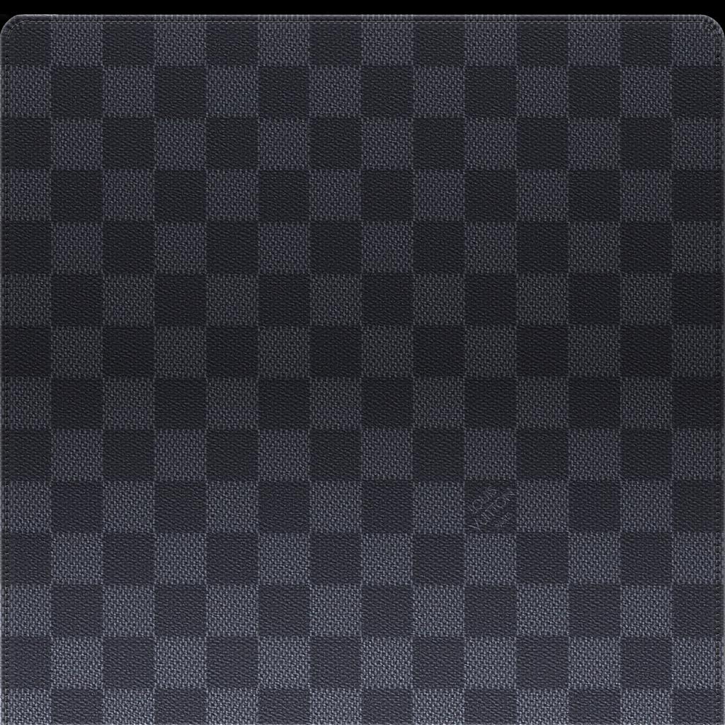Download Gray And Black Louis Vuitton Print Wallpaper