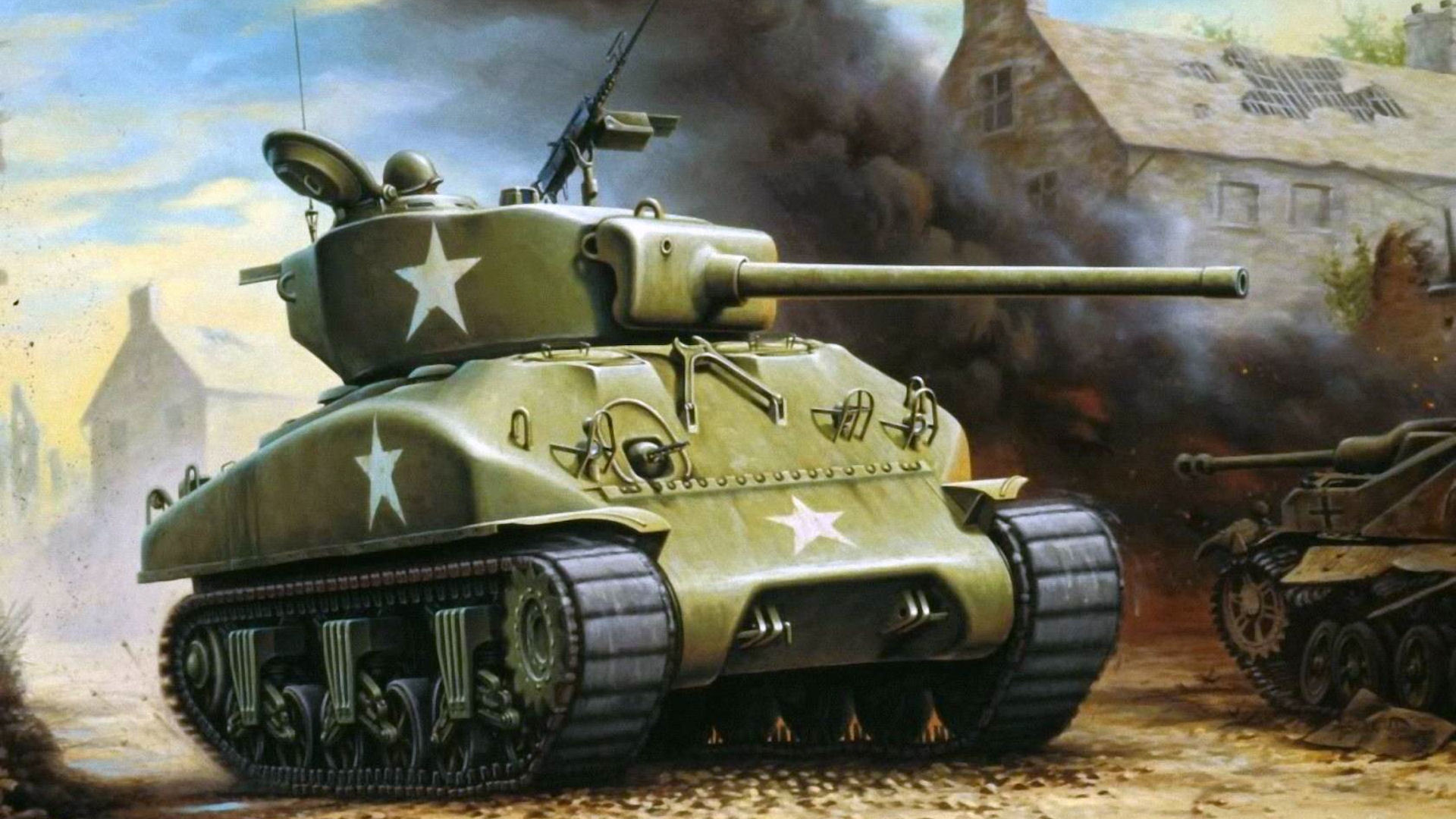 M4 Sherman Tank Wallpaper HD