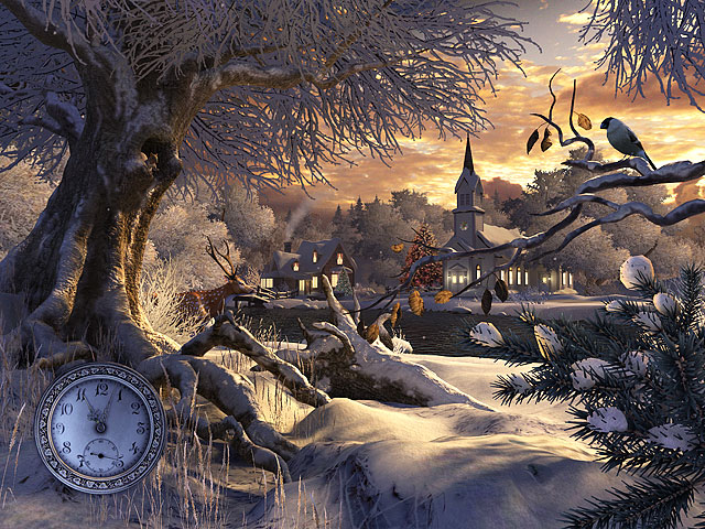 Kunstprojekte Animated Winter Wonderland B Ume 3d