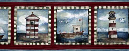 Nautical Wallpaper Border Inc
