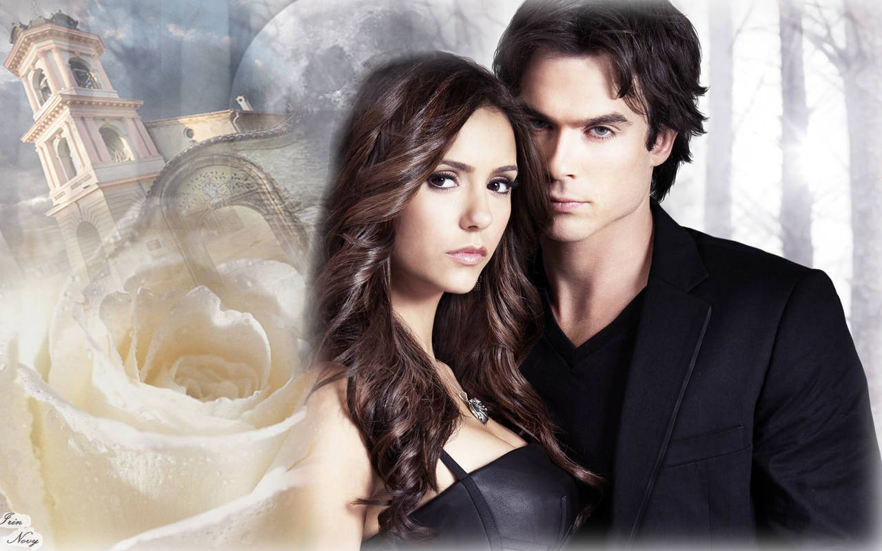 The Vampire Diaries Tv Show Image Damonelena HD Wallpaper