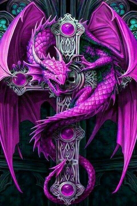 Purple Dragon Tattoo Ideas For My Friends And Fam