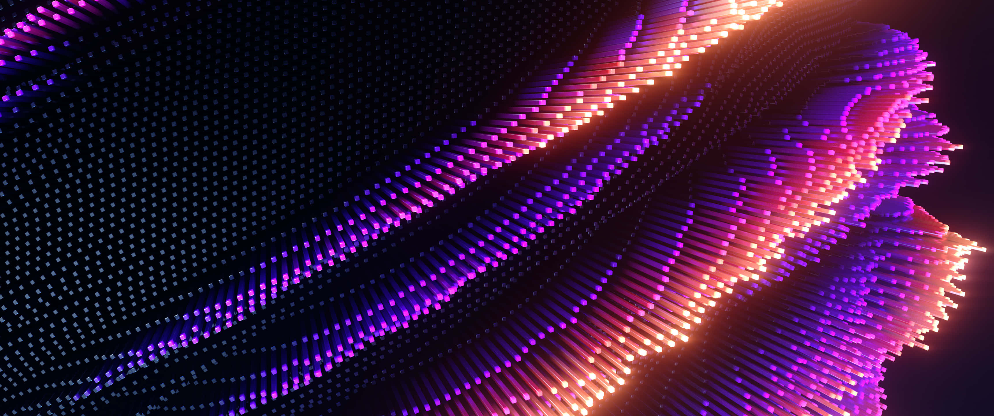 Neon Chinese Red Led Light Wallpaper