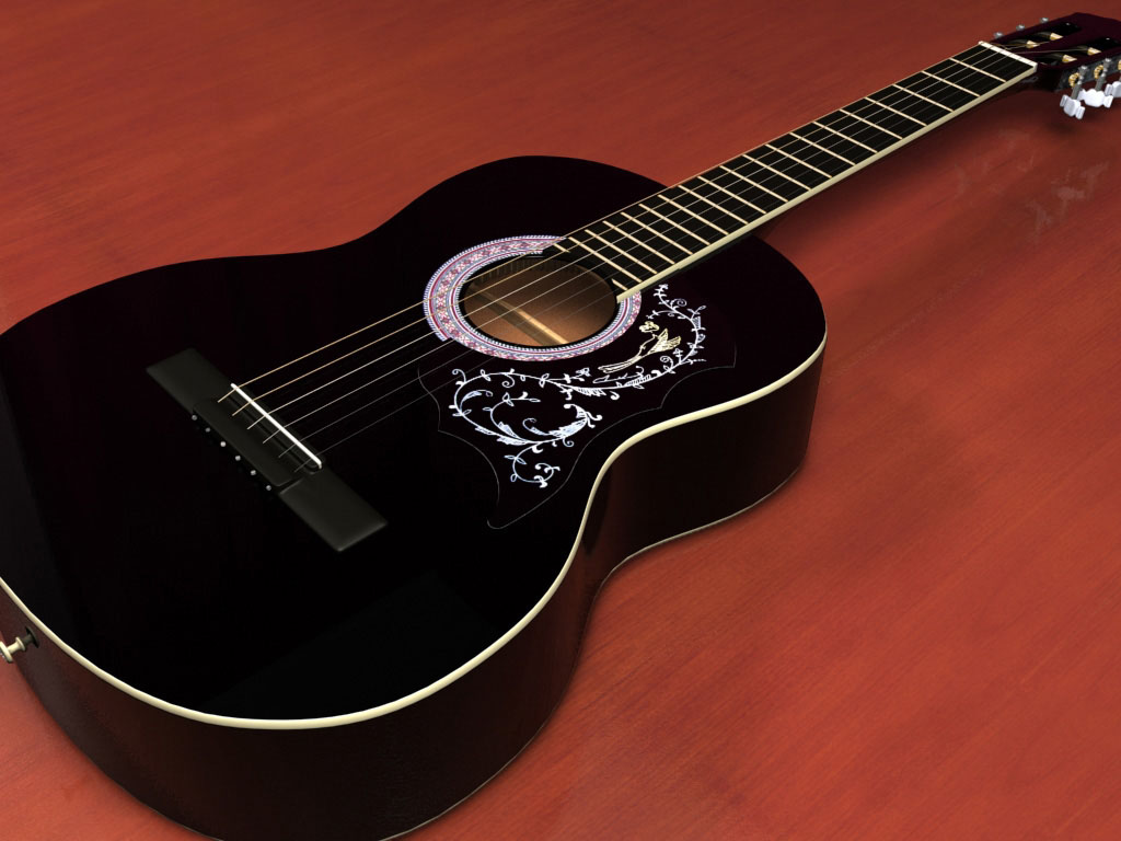 Acoustic Guitar Wallpaper Widescreen