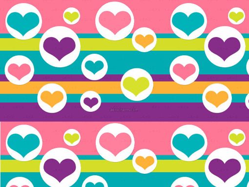 Girly Hearts Wallpaper To Your Cell Phone