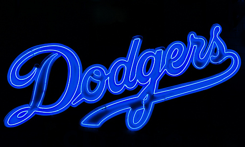 Dodgers Neon Img Photo Sharing
