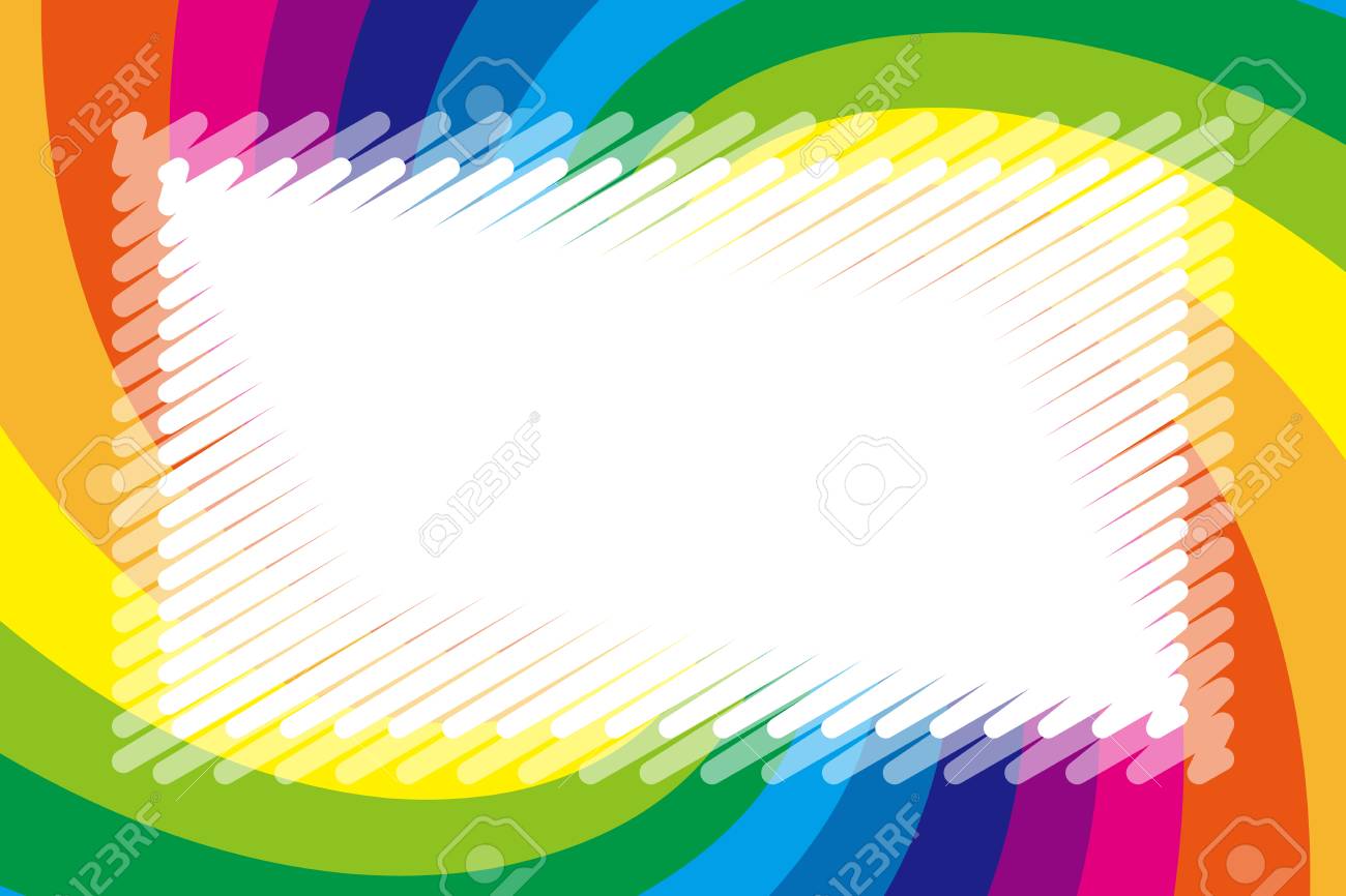 Background Wallpaper Rainbow Color Copy Space Name Tag Price