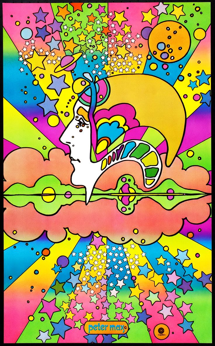 Peter Max Wallpaper on