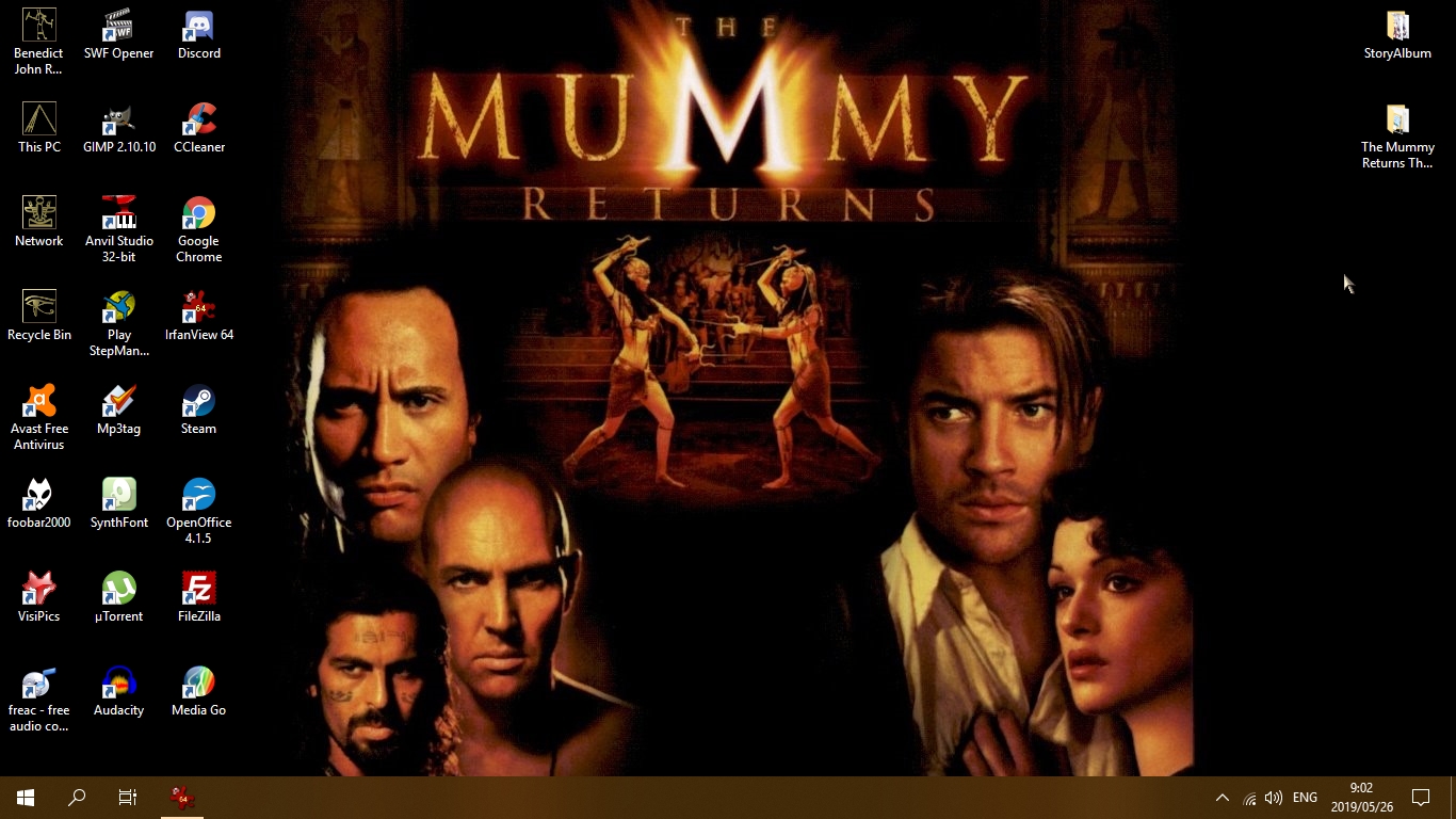 The Mummy Returns Windows Desktop Theme By Moonlightbomber On