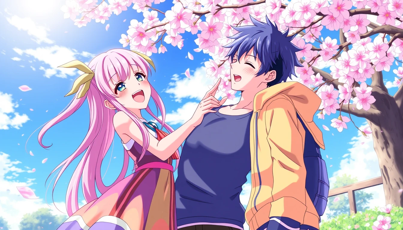 Anime Girl And Boy Wallpaper