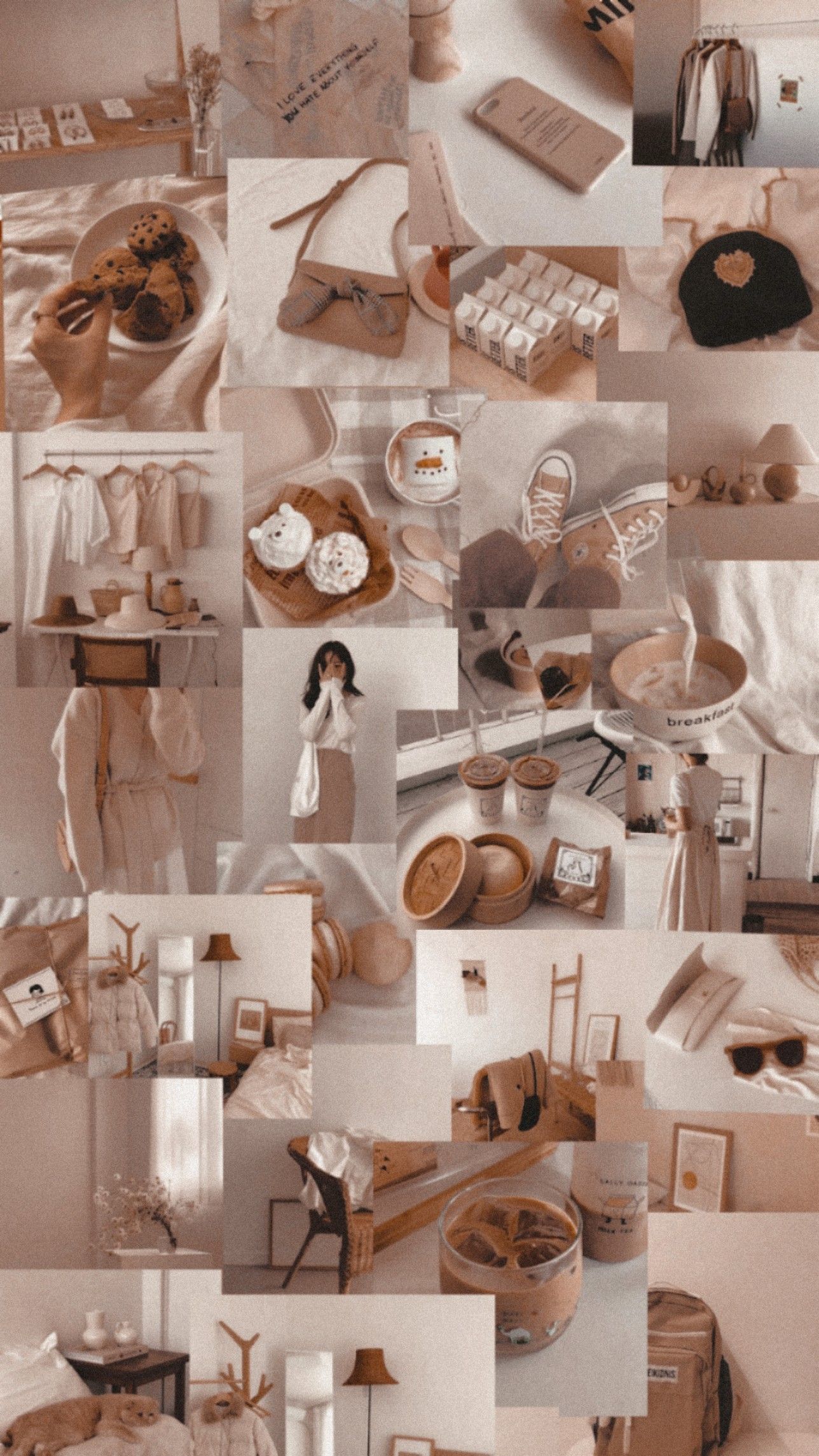 Light Brown Bronze Wallpaper
