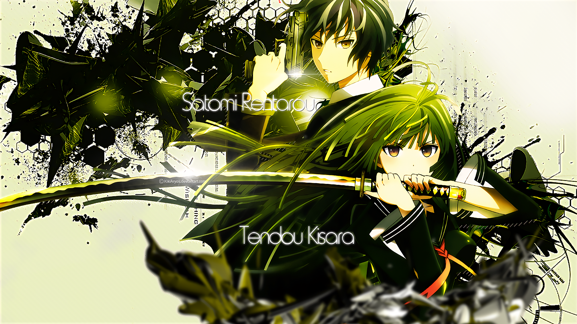 Anime Black Bullet Kisara Tendo Rentaro Satomi Wallpaper