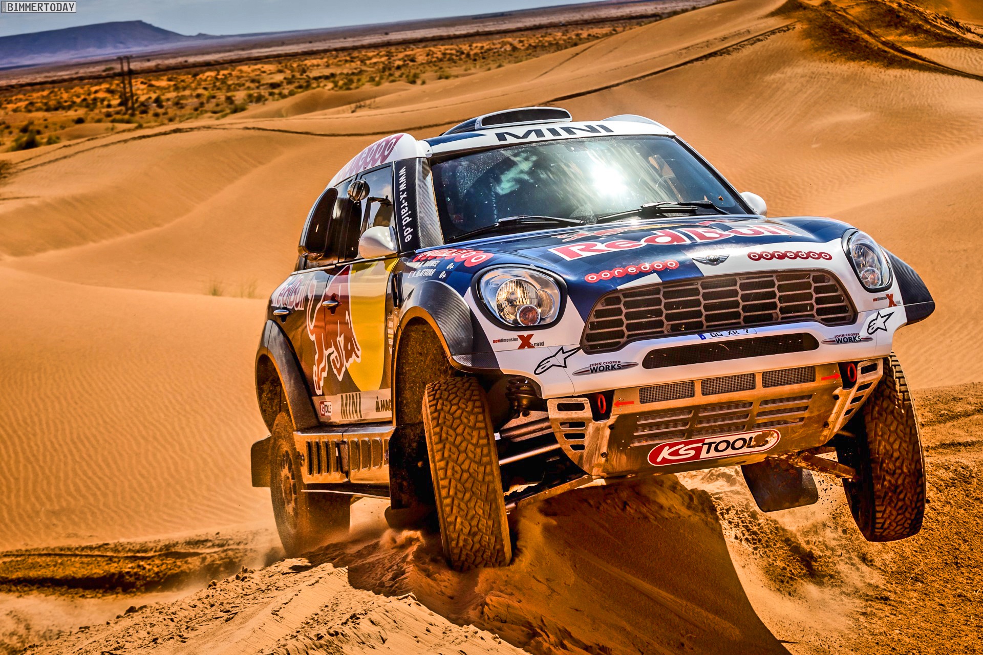 Wallpaper Rally Mini Cooper desert car racing vehicle