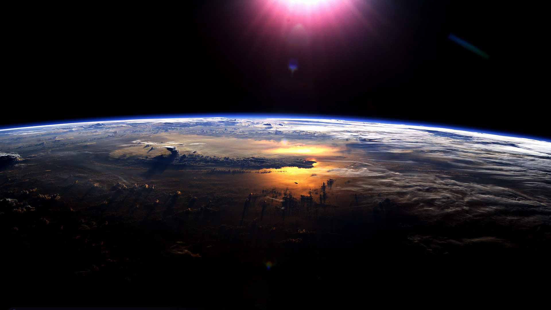 Beautiful Planet Earth Sunrise Wallpaper High Resolution