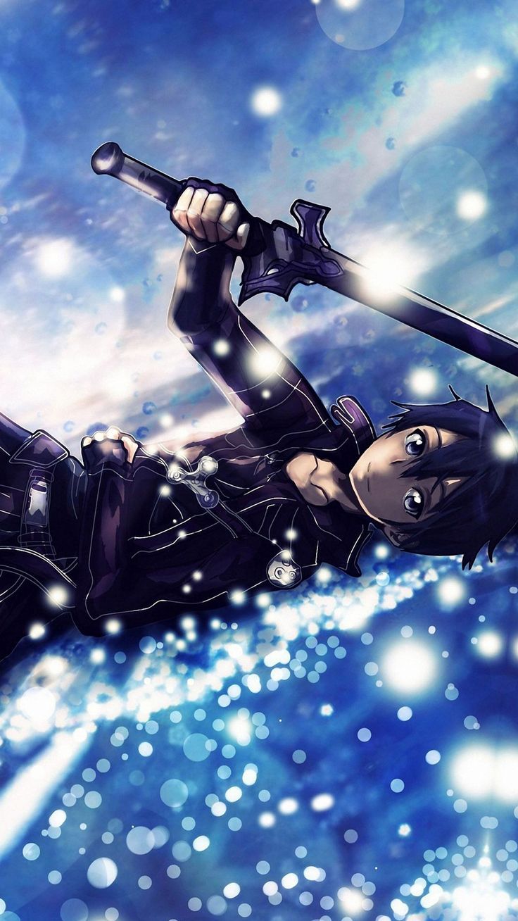Kirito iPhone Wallpaper Anime wallpaper download Sword art